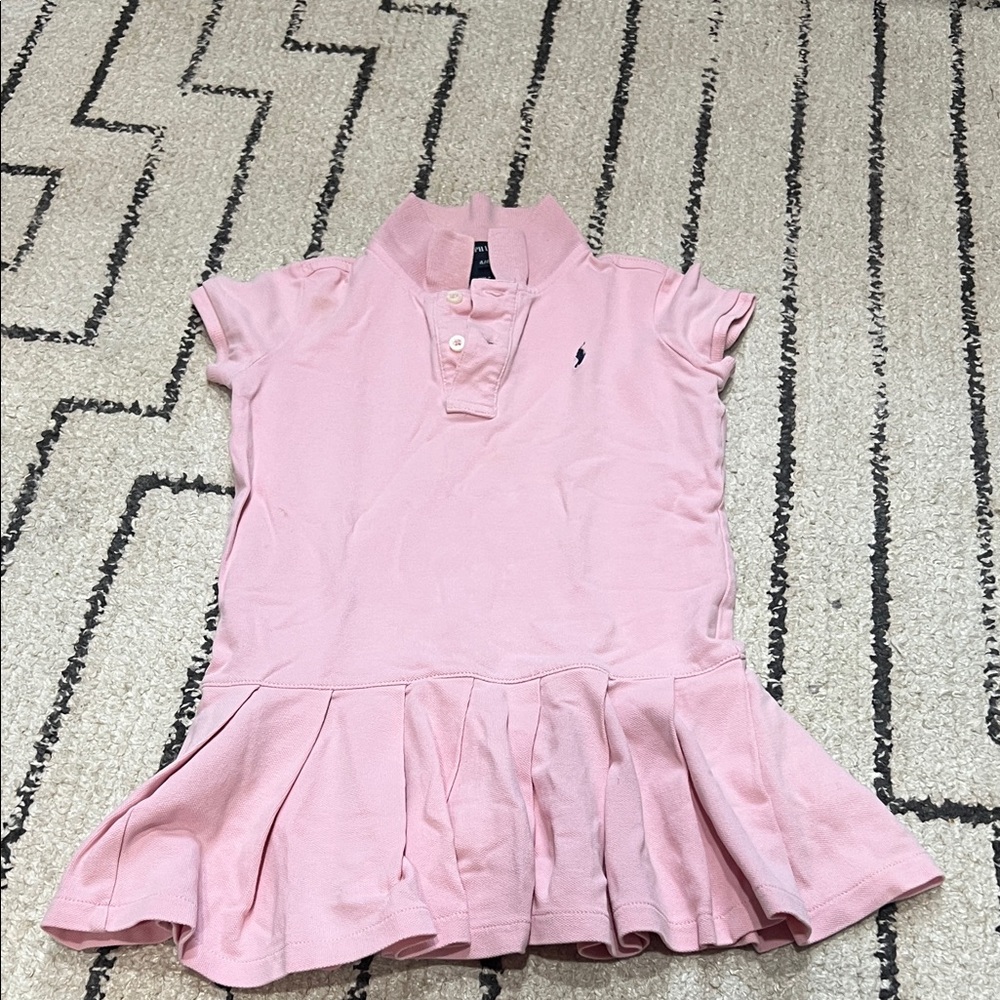 Ralph Lauren Light Pink Kids Polo Dress